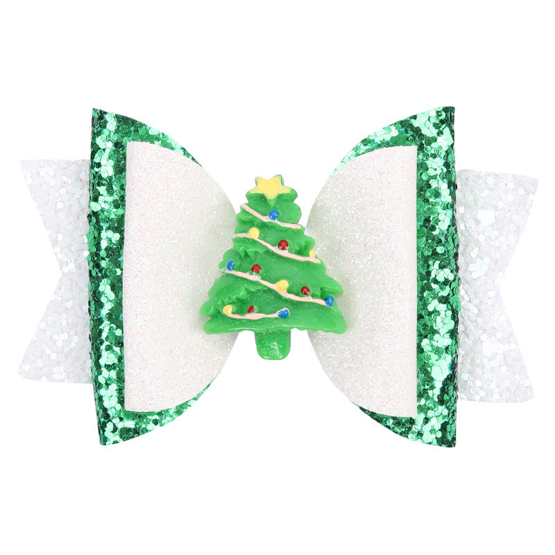 Wholesale 3pcs/pack Christmas Series Bow Hairpin